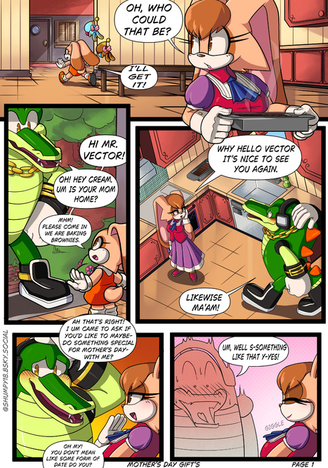 Mother's Day Gift's Porn comic Cartoon porn comics on Sonic the Hedgehog Rule 34