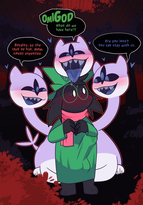 Porn comics Ralsei x Clover on Deltarune Ralsei x Clover Porn comic Cartoon porn comics on Deltarune
