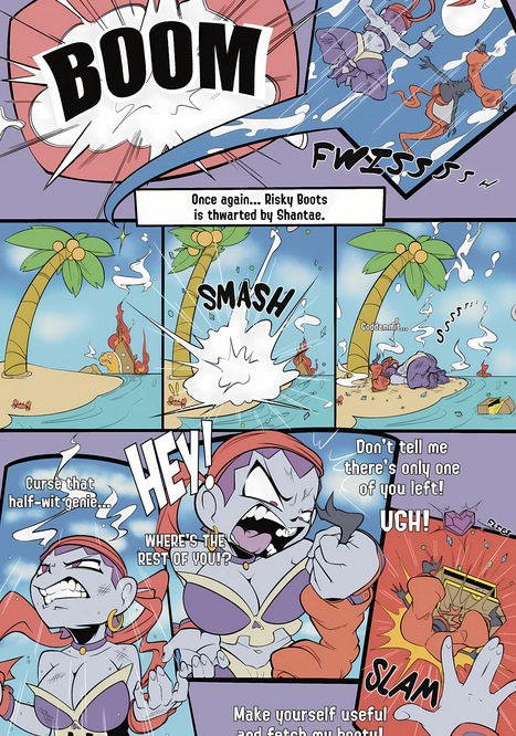 Risky Boots and her Cursed Booty Porn comic Cartoon porn comics on Shantae