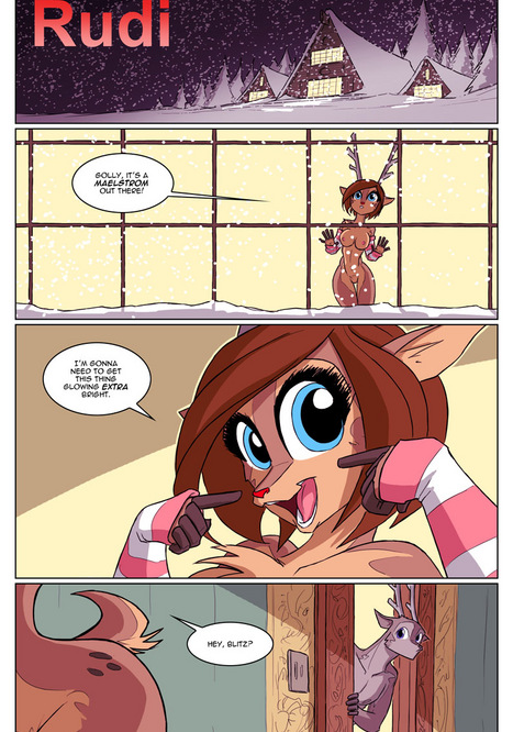 Rudi Porn comic Cartoon porn comics on New Year - Christmas