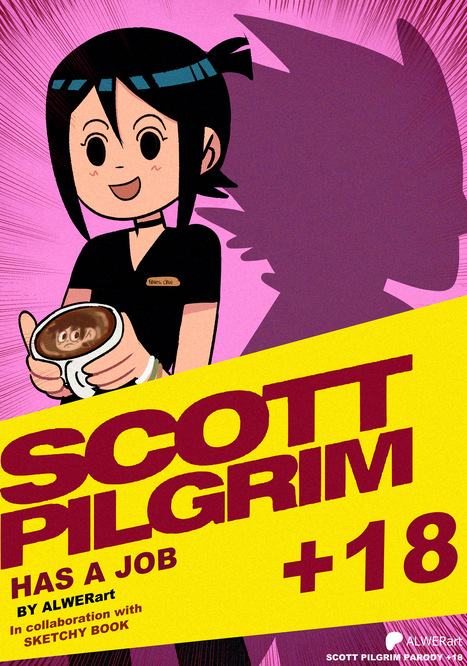 Scott Pilgrim Has a Job Porn comic Cartoon porn comics on Scott Pilgrim