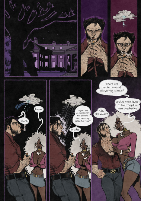 Storm and Logan Porn comic Cartoon porn comics on Mini Comics