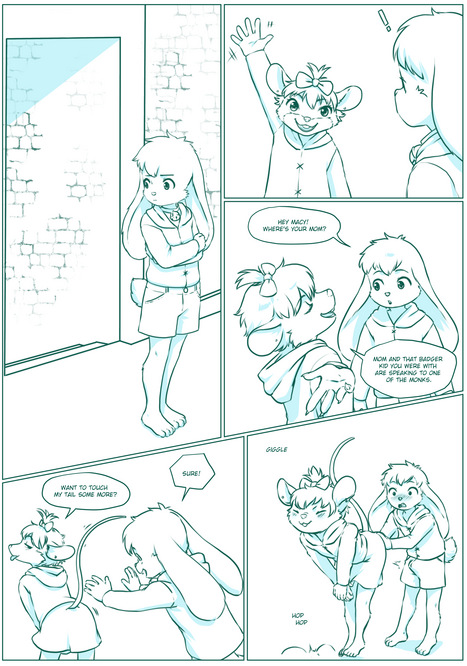 Touch my Tail Porn comic Cartoon porn comics on Furry